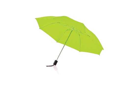 P850.267   Deluxe 20&quot; sammenleggbar paraply lime